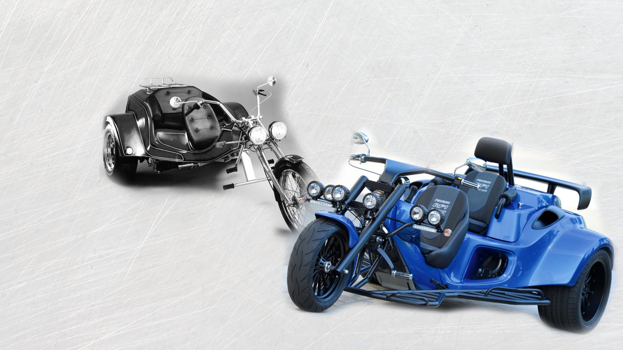 A classic and a modern trike from TrikeWorld